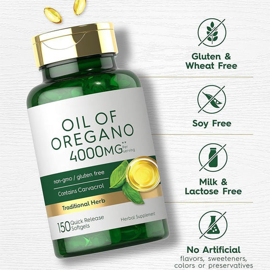 Oregano Oil Soft Capsules - 150 Capsules - Trimara.co.uk