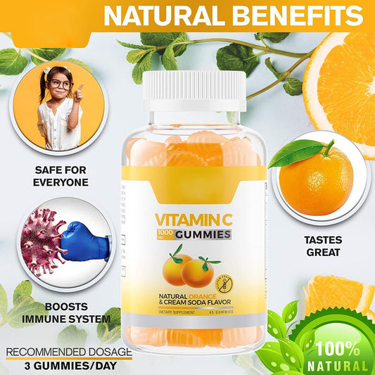 Vitamin C 1000Mg Gummies - 45 Gummies - Trimara.co.uk